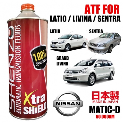 Shenzo High Performance ATF/Gear Oil (For Nissan Grand Livina Matic-D)