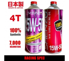 Shenzo Motorcycle 4T 15W50 Racing Spec Fully Synthetic Racing Oil (1L)