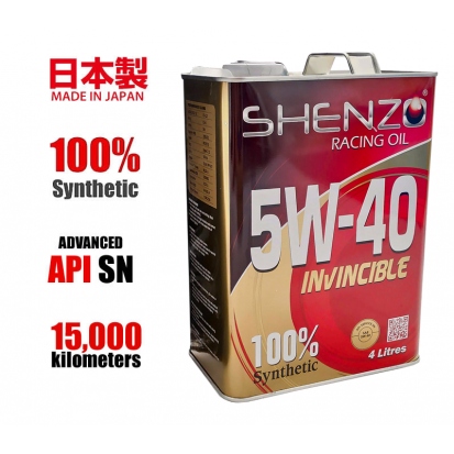 Shenzo Racing Oil 5w40 100% Synthetic Japan Engine Oil