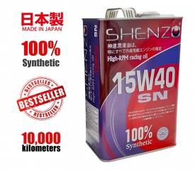 Shenzo Racing Oil 15w40 100% Synthetic Japan Engine Oil