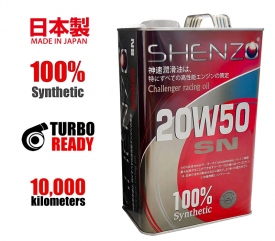 Shenzo Racing Oil 20w50 100% Synthetic Japan Engine Oil